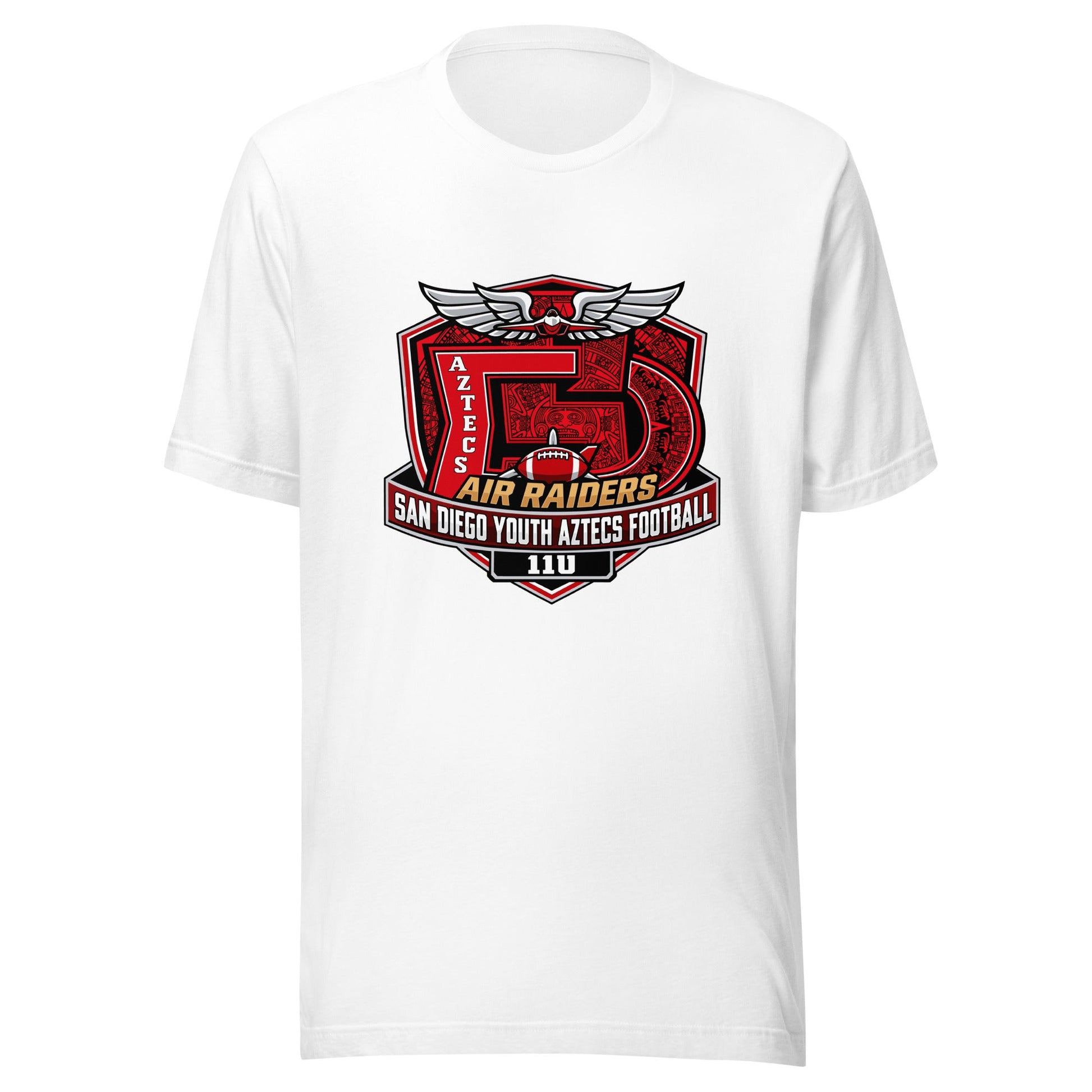 Performance | T-Shirt | San Diego Youth Aztecs Football 11u Air Raiders | Shield Logo