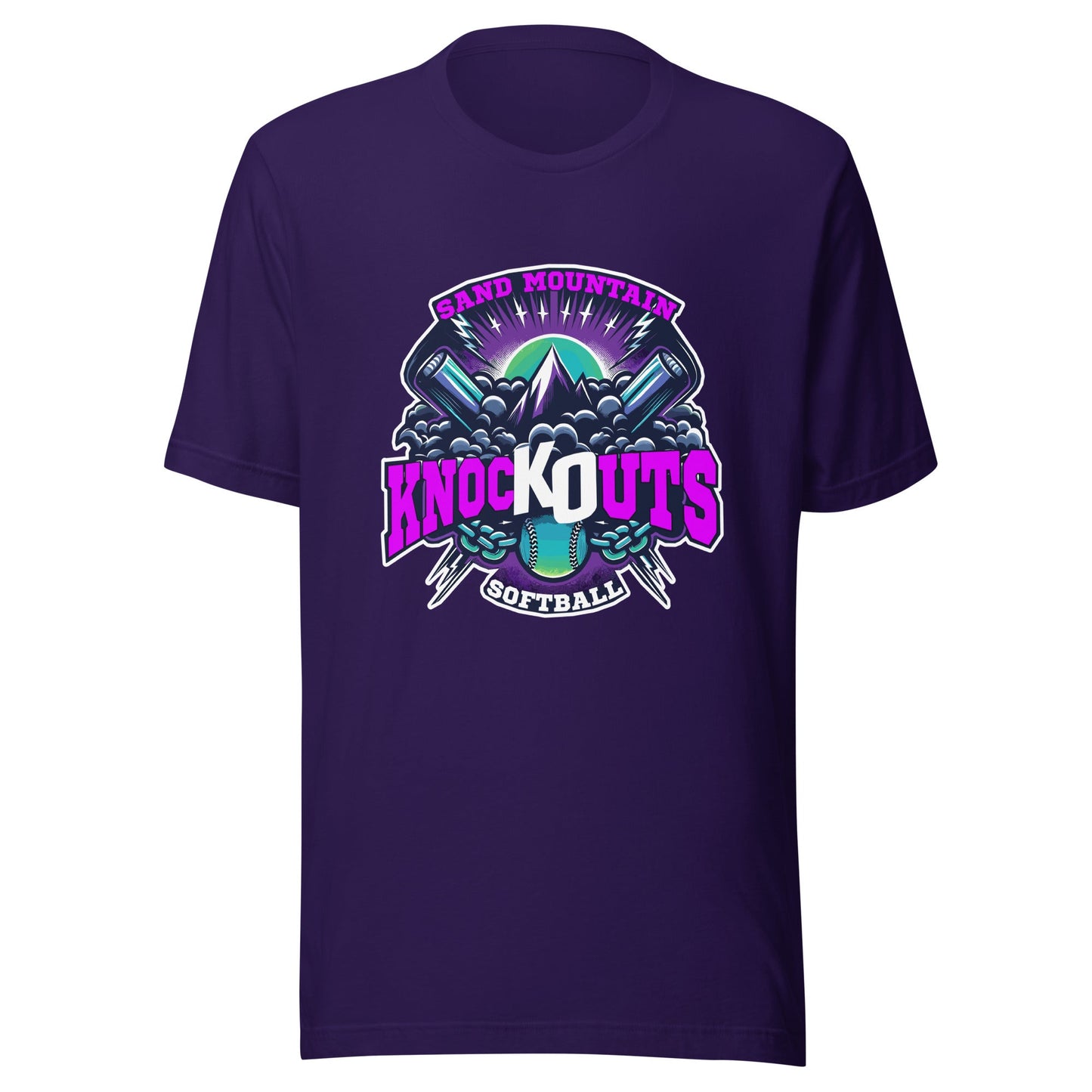 Performance | T-Shirt | Sand Mountain Knockouts | Ball & Bat Logo