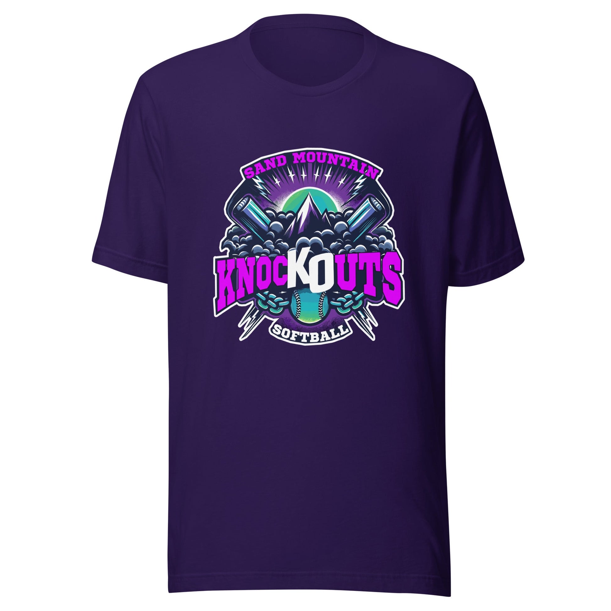 Performance | T-Shirt | Sand Mountain Knockouts | Ball & Bat Logo
