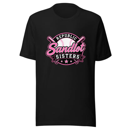 Performance | T-Shirt | Sandlot Sisters | Badge Logo