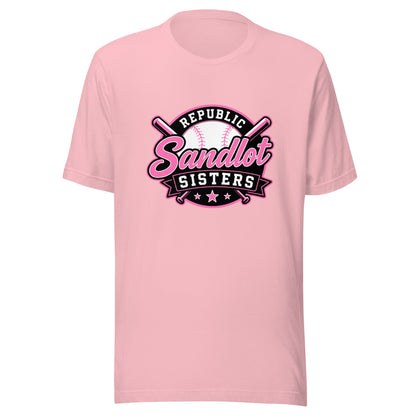 Performance | T-Shirt | Sandlot Sisters | Badge Logo