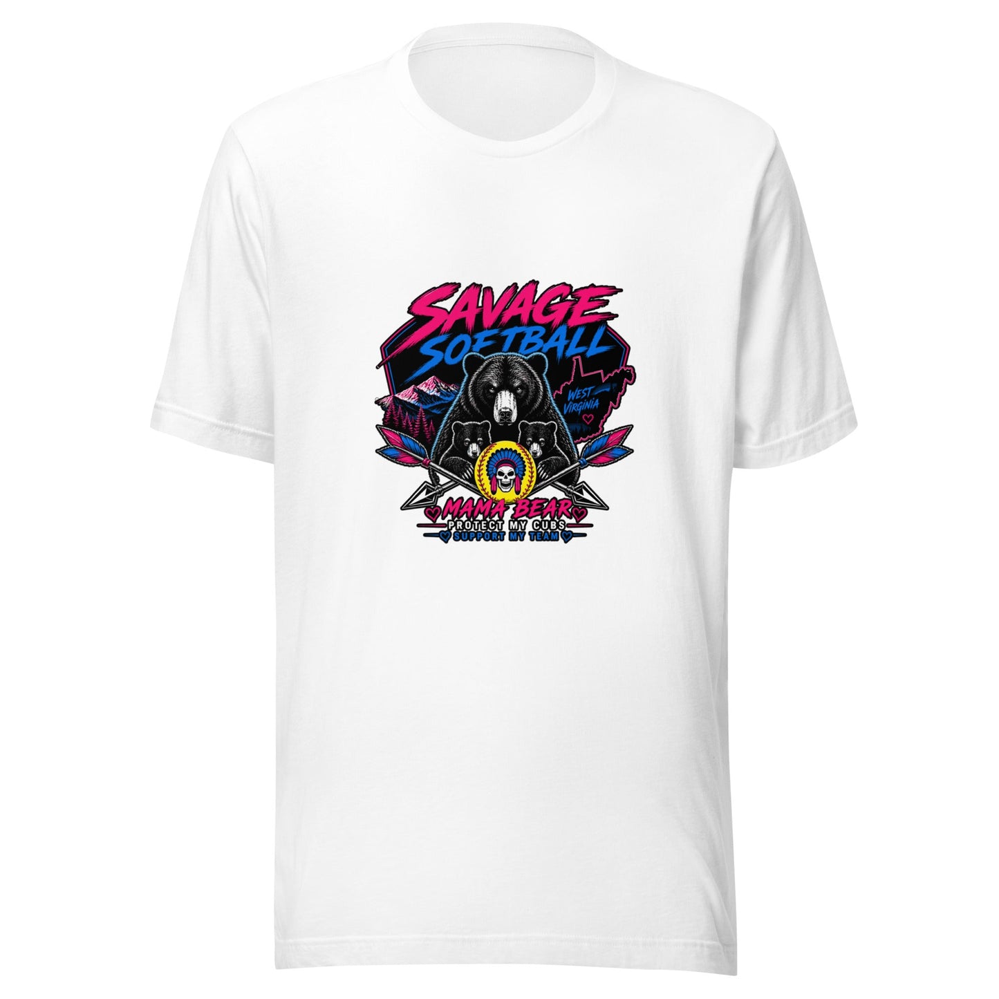 Performance | T-Shirt | Savage Softball | Mascot Logo