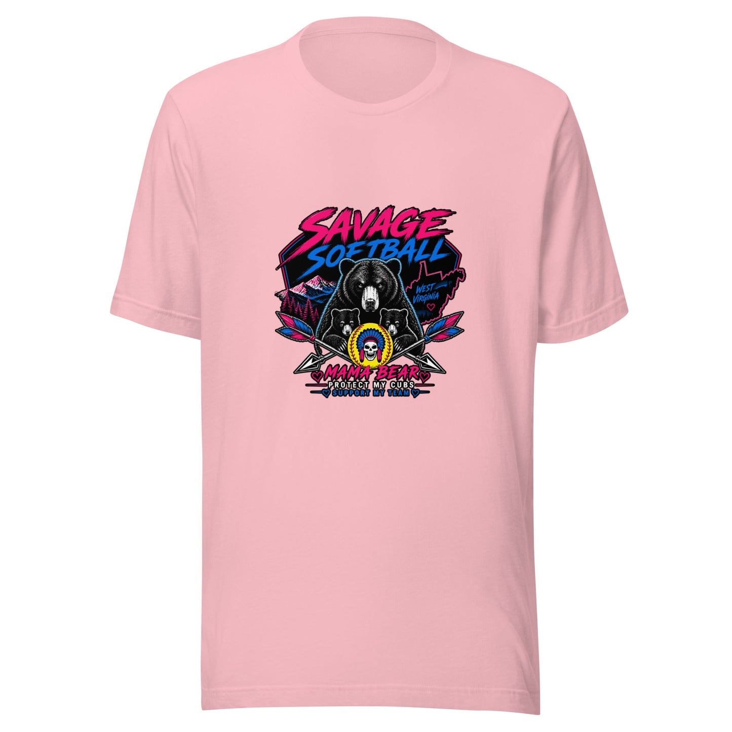 Performance | T-Shirt | Savage Softball | Mascot Logo