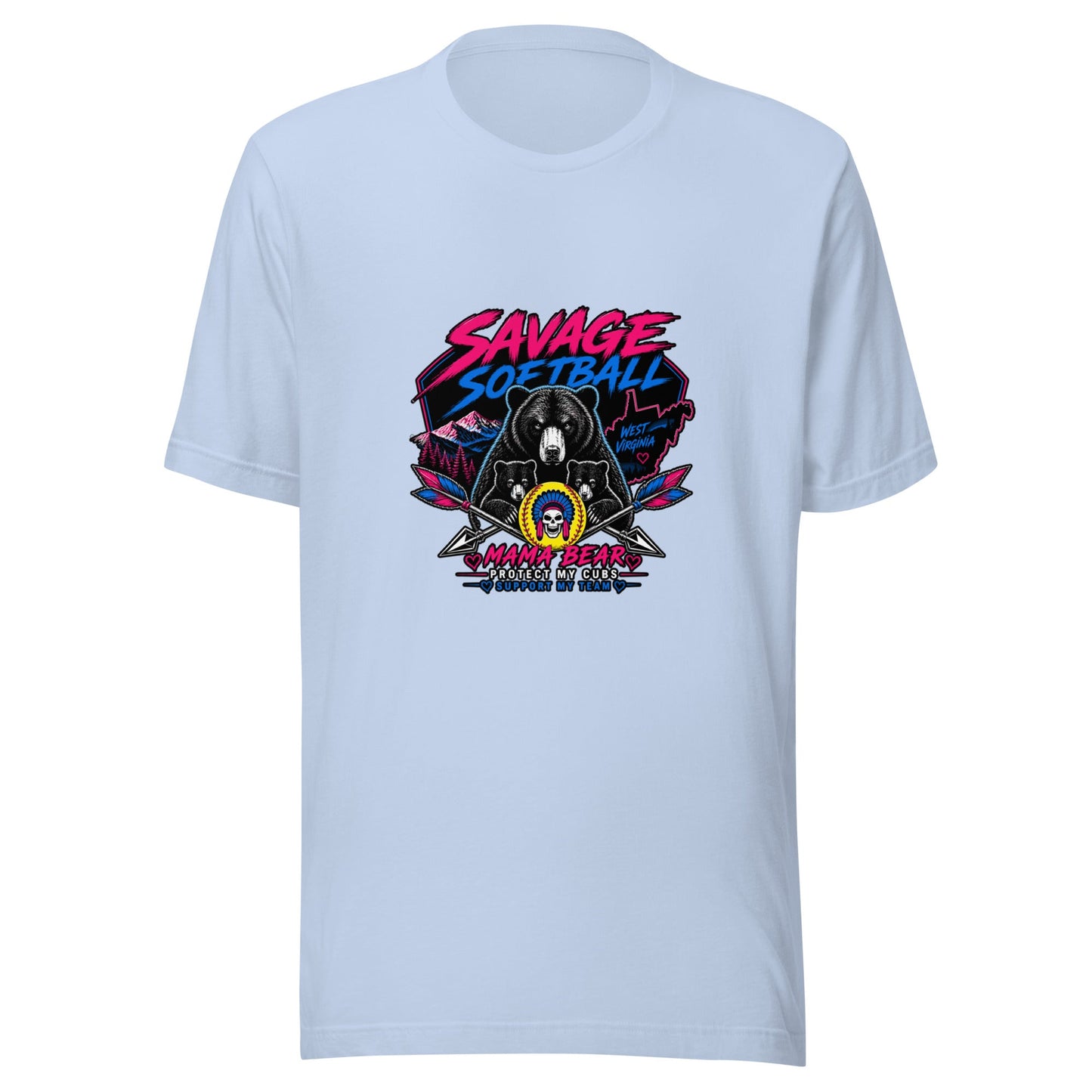 Performance | T-Shirt | Savage Softball | Mascot Logo