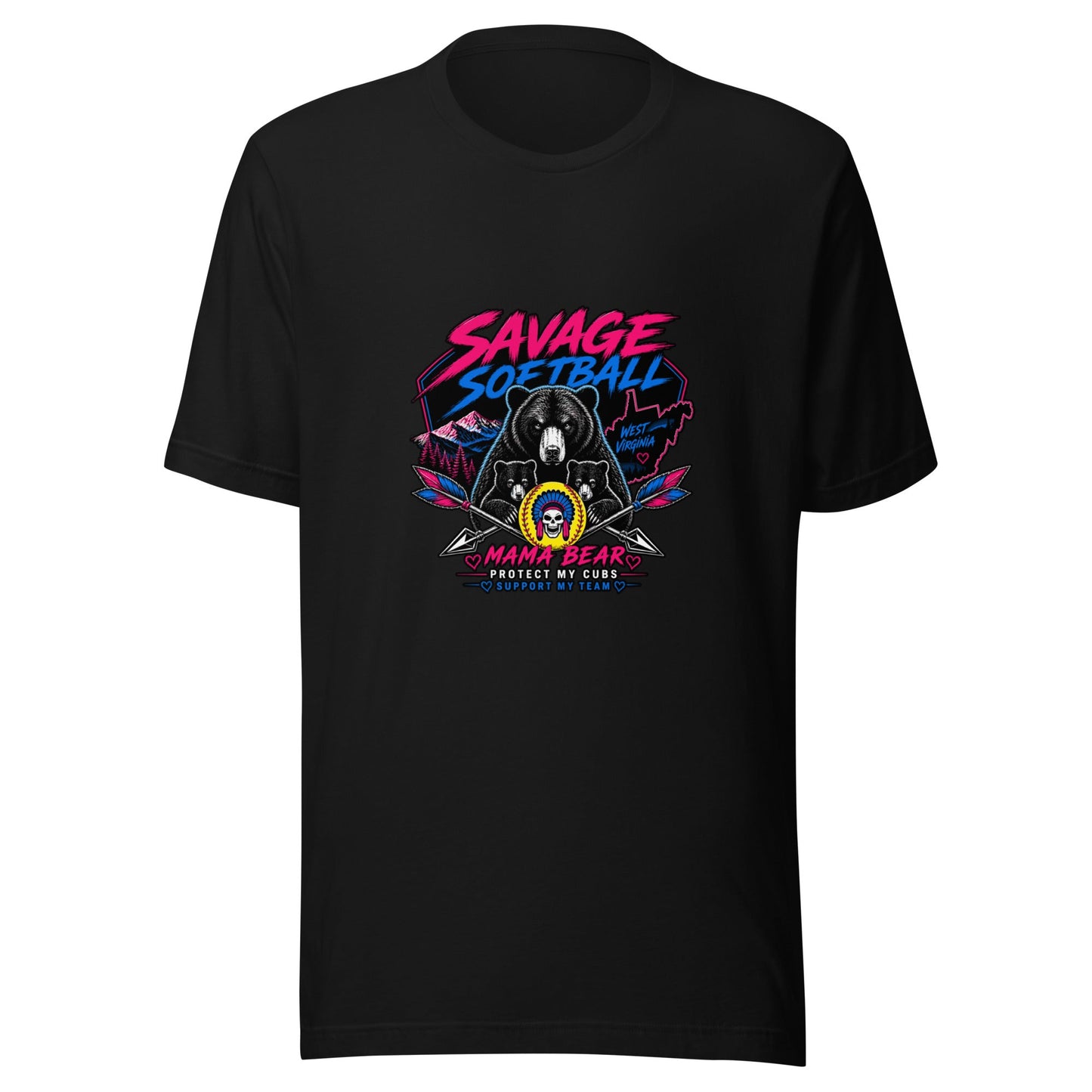 Performance | T-Shirt | Savage Softball | Mascot Logo