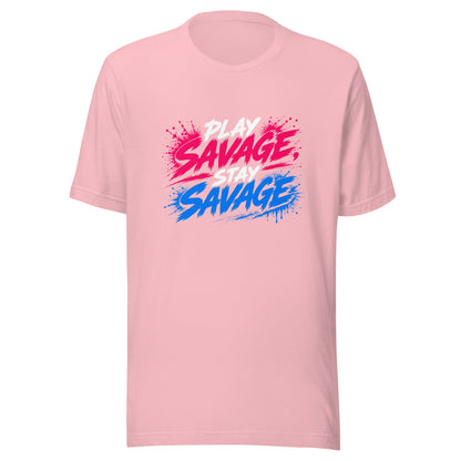 Performance | T-Shirt | Savage Softball | Play Stay Logo