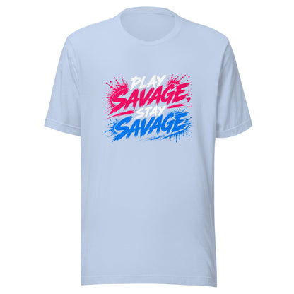 Performance | T-Shirt | Savage Softball | Play Stay Logo
