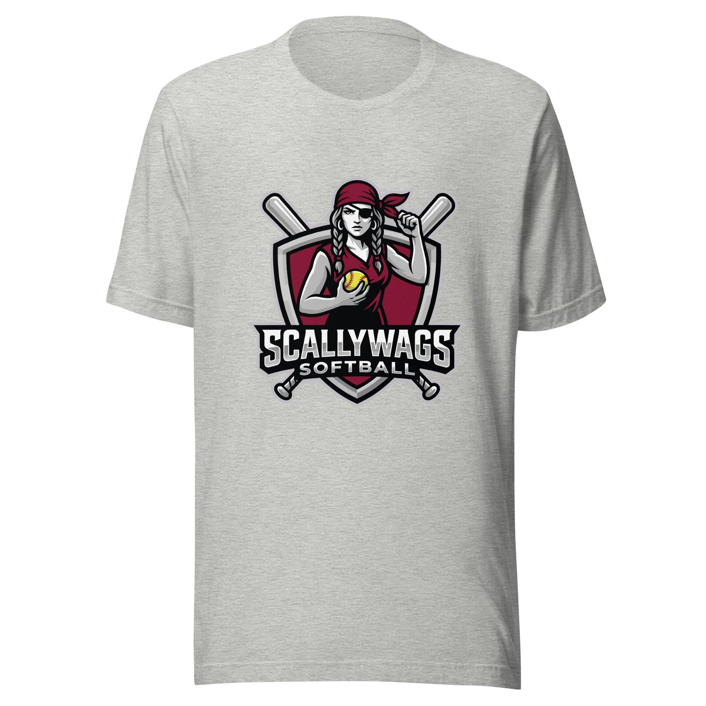 Performance | T-Shirt | Scallywags Softball | Crest Logo