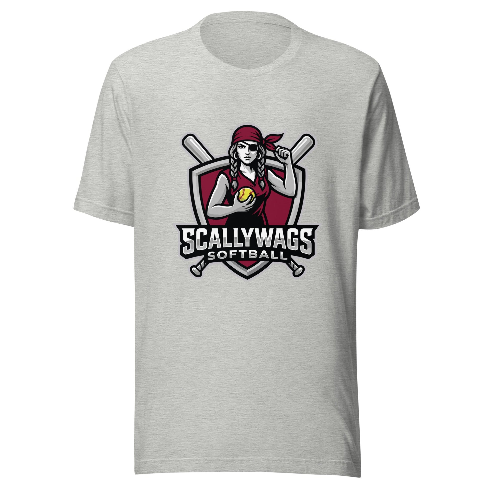 Performance | T-Shirt | Scallywags Softball | Crest Logo