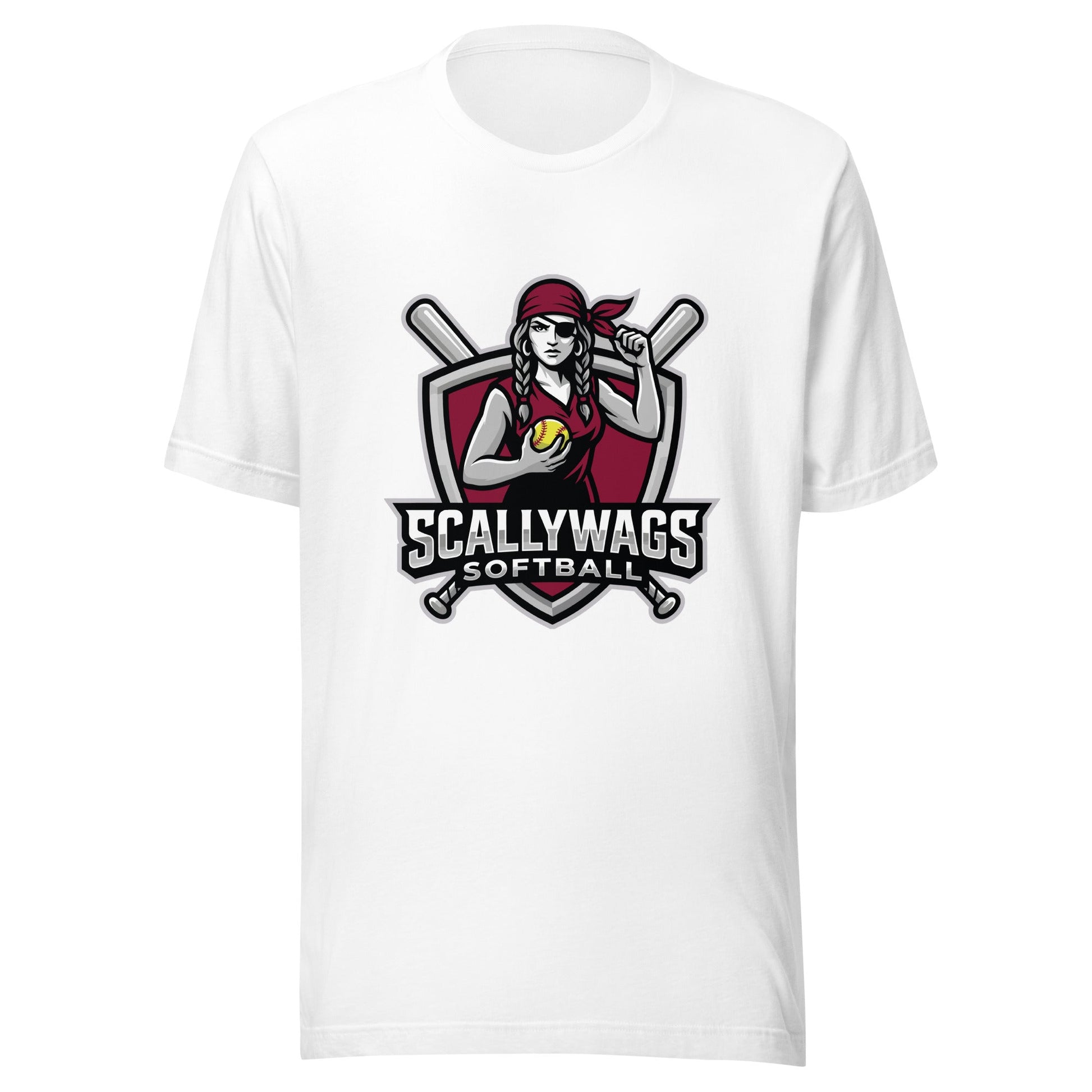 Performance | T-Shirt | Scallywags Softball | Crest Logo