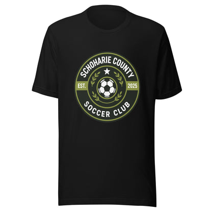 Performance | T-Shirt | Schoharie County Soccer Club | Badge Logo