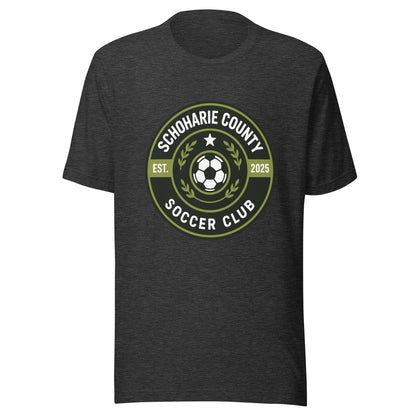 Performance | T-Shirt | Schoharie County Soccer Club | Badge Logo