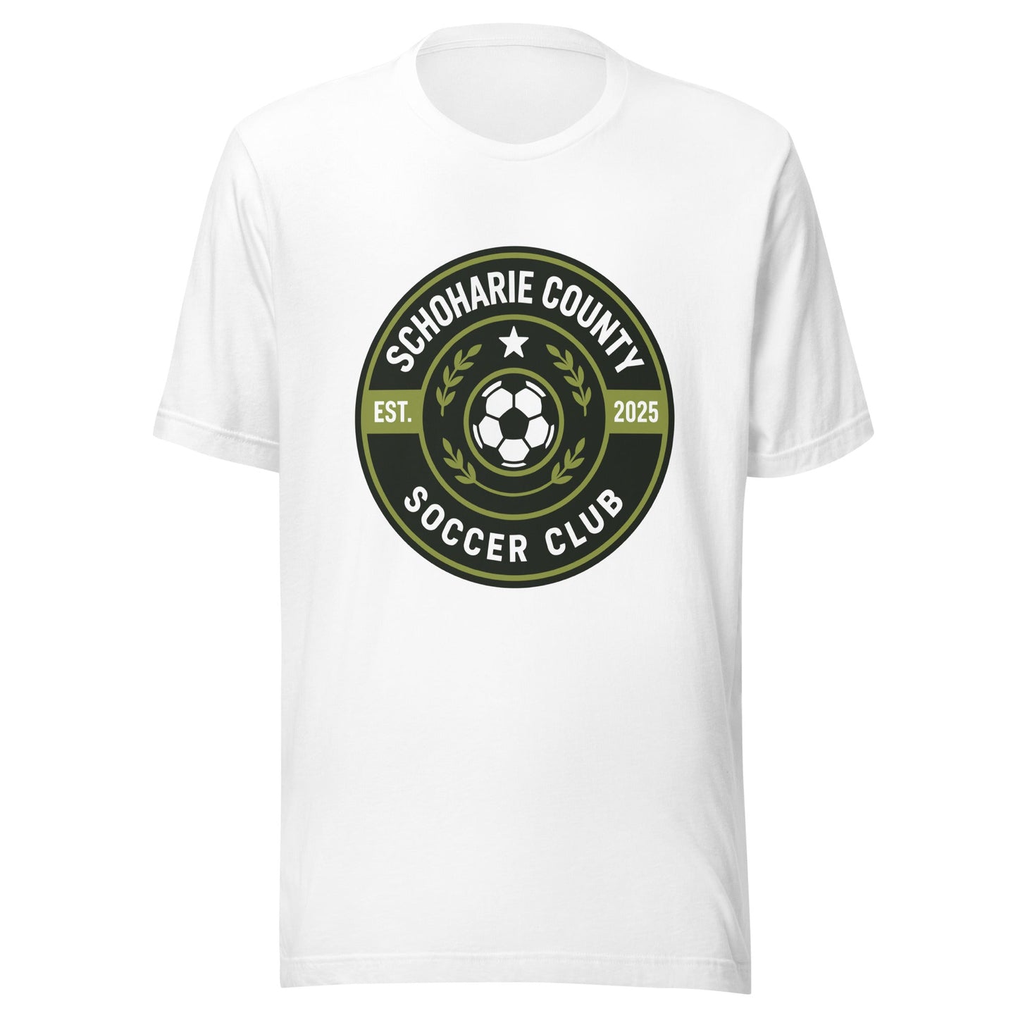 Performance | T-Shirt | Schoharie County Soccer Club | Badge Logo