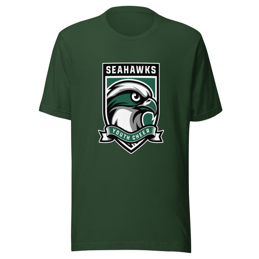 Performance | T-Shirt | Seahawks Youth Cheer | Shield Logo