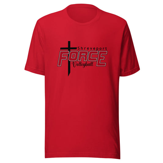 Performance | T-Shirt | Shreveport Force Volleyball | Crest Logo