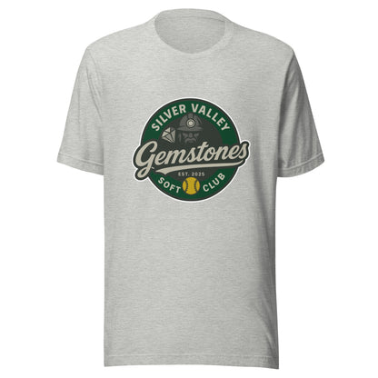 Performance | T-Shirt | Silver Valley Gemstones | Badge Logo