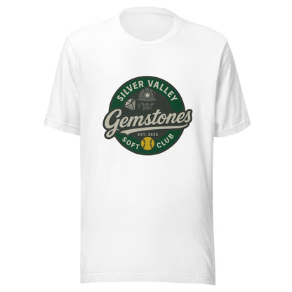 Performance | T-Shirt | Silver Valley Gemstones | Badge Logo