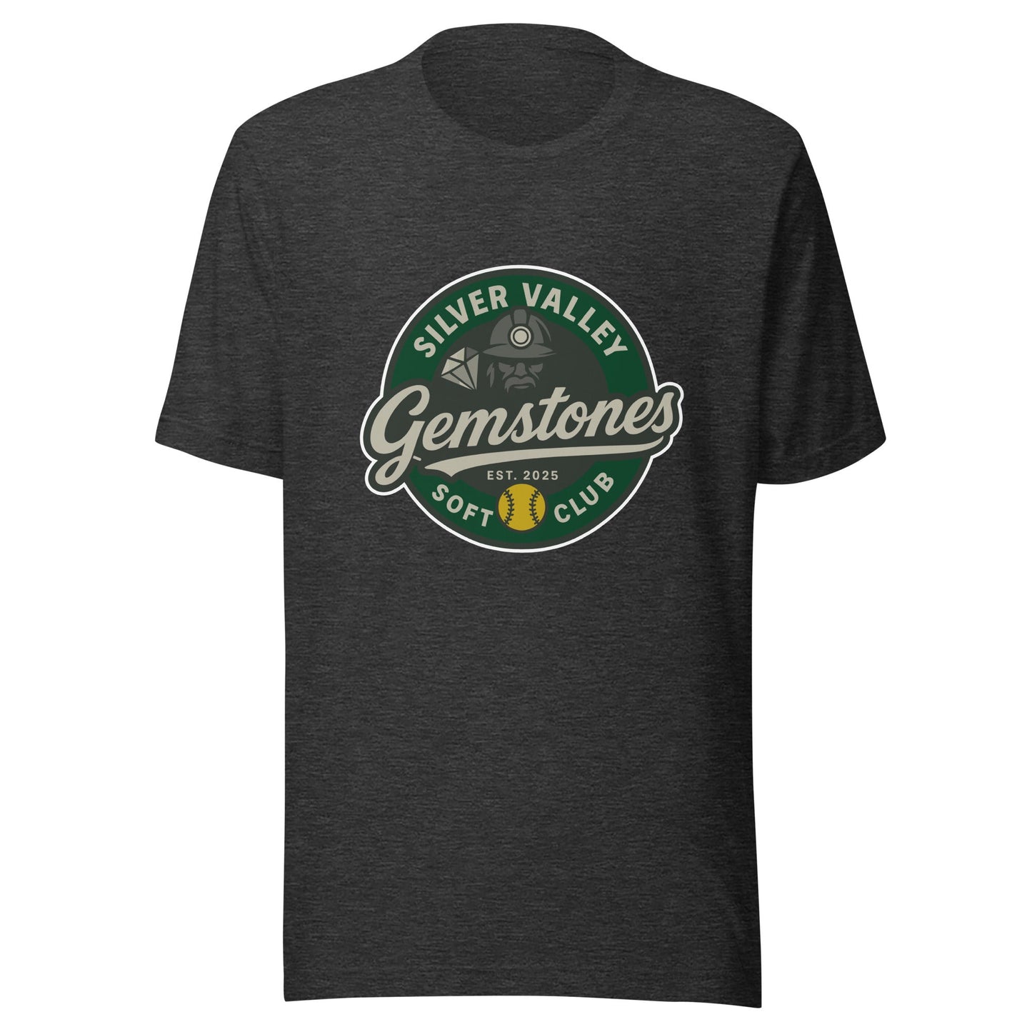 Performance | T-Shirt | Silver Valley Gemstones | Badge Logo