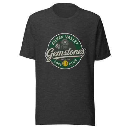 Performance | T-Shirt | Silver Valley Gemstones | Badge Logo