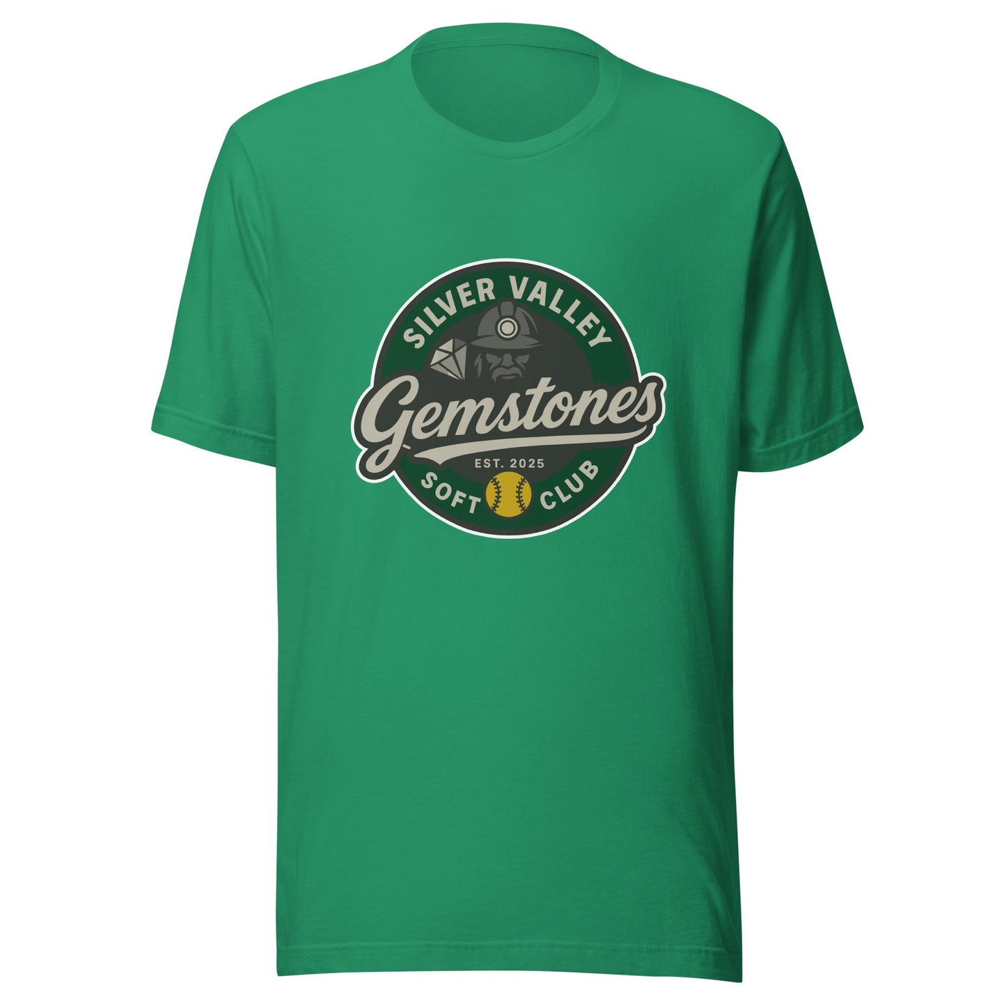 Performance | T-Shirt | Silver Valley Gemstones | Badge Logo