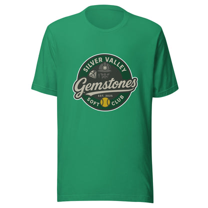 Performance | T-Shirt | Silver Valley Gemstones | Badge Logo