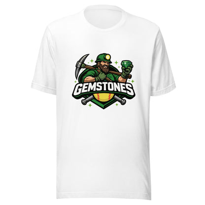 Performance | T-Shirt | Silver Valley Gemstones | Emerald Valley Logo