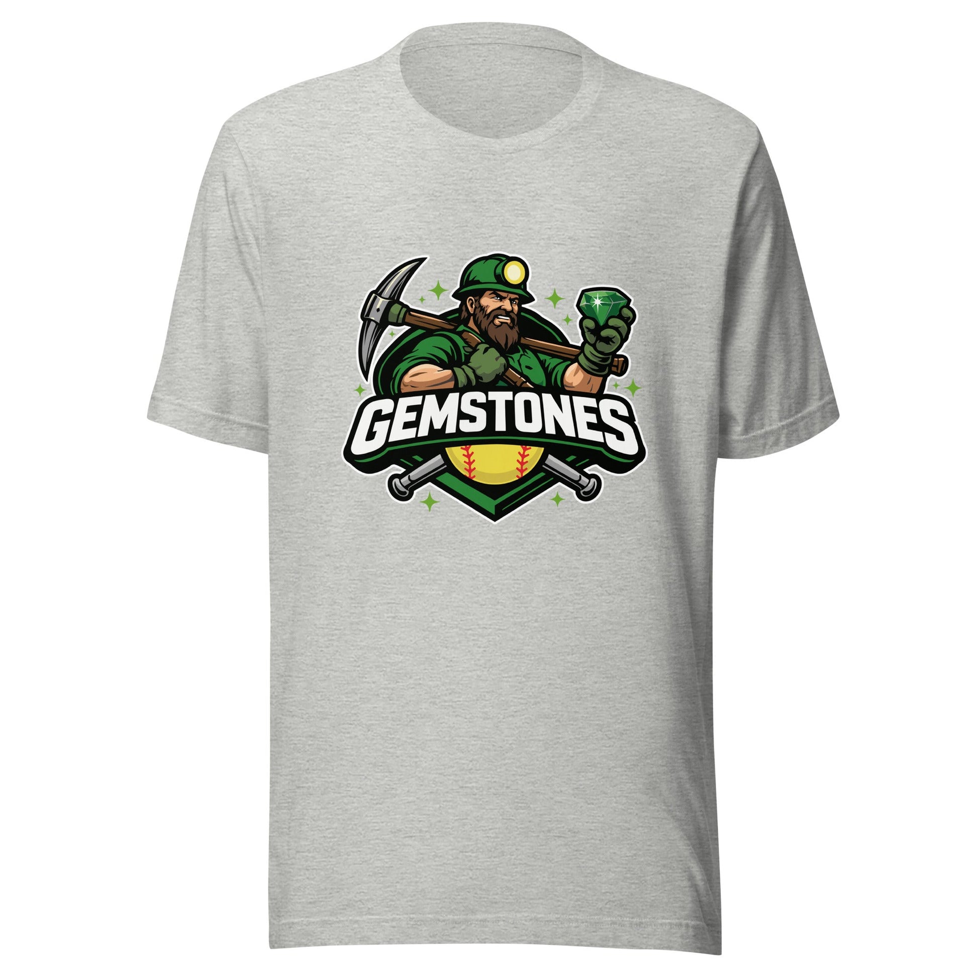 Performance | T-Shirt | Silver Valley Gemstones | Emerald Valley Logo