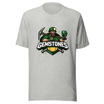 Performance | T-Shirt | Silver Valley Gemstones | Emerald Valley Logo