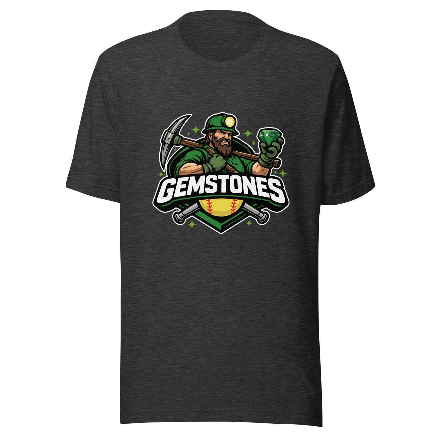 Performance | T-Shirt | Silver Valley Gemstones | Emerald Valley Logo
