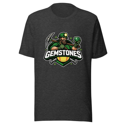 Performance | T-Shirt | Silver Valley Gemstones | Emerald Valley Logo
