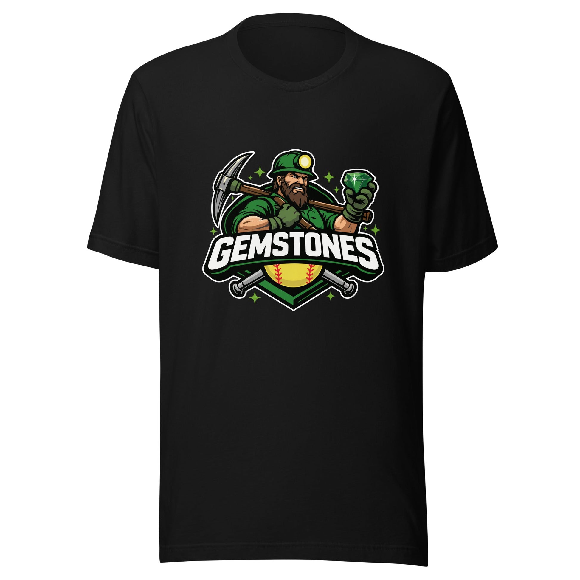 Performance | T-Shirt | Silver Valley Gemstones | Emerald Valley Logo