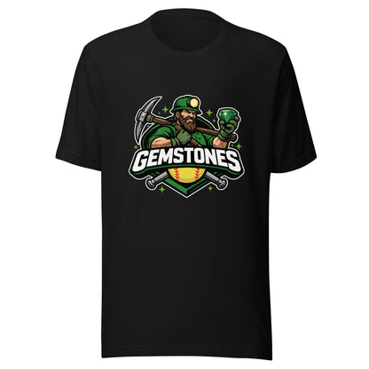 Performance | T-Shirt | Silver Valley Gemstones | Emerald Valley Logo