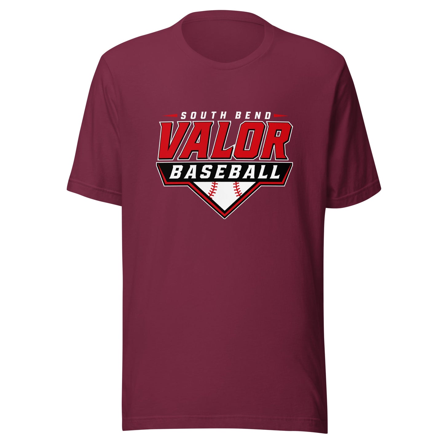 Performance | T-Shirt | South Bend Valor Baseball | Vanguard Logo