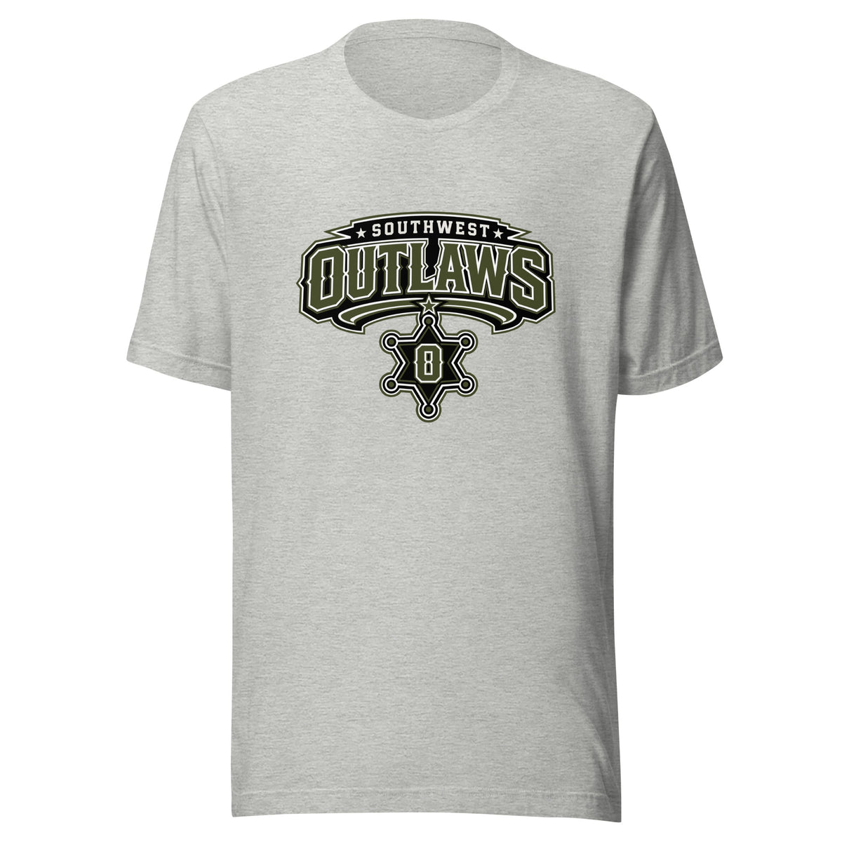 Performance | T-Shirt | Southwest Outlaws | Frontier Athletics Logo