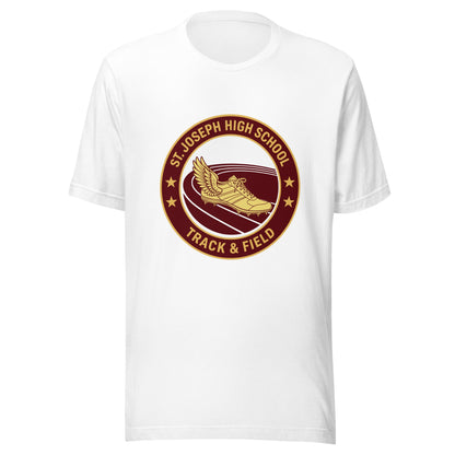 Performance | T-Shirt | St. Joseph High School - Track & Field | Badge Logo