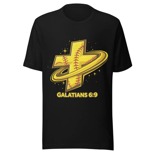Performance | T-Shirt | Stingers Softball | Galatians 6:9 Logo