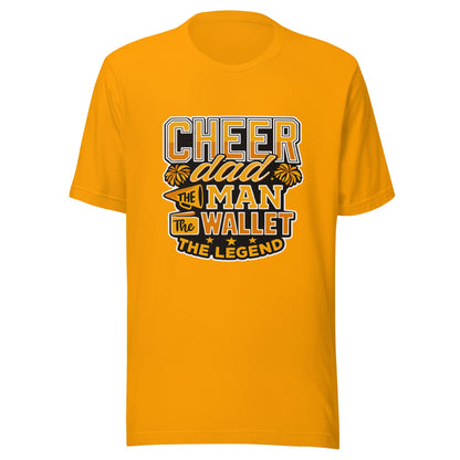 Performance | T-Shirt | Sunset Surge All-Star Cheerleading | Cheer Dad Legend Logo