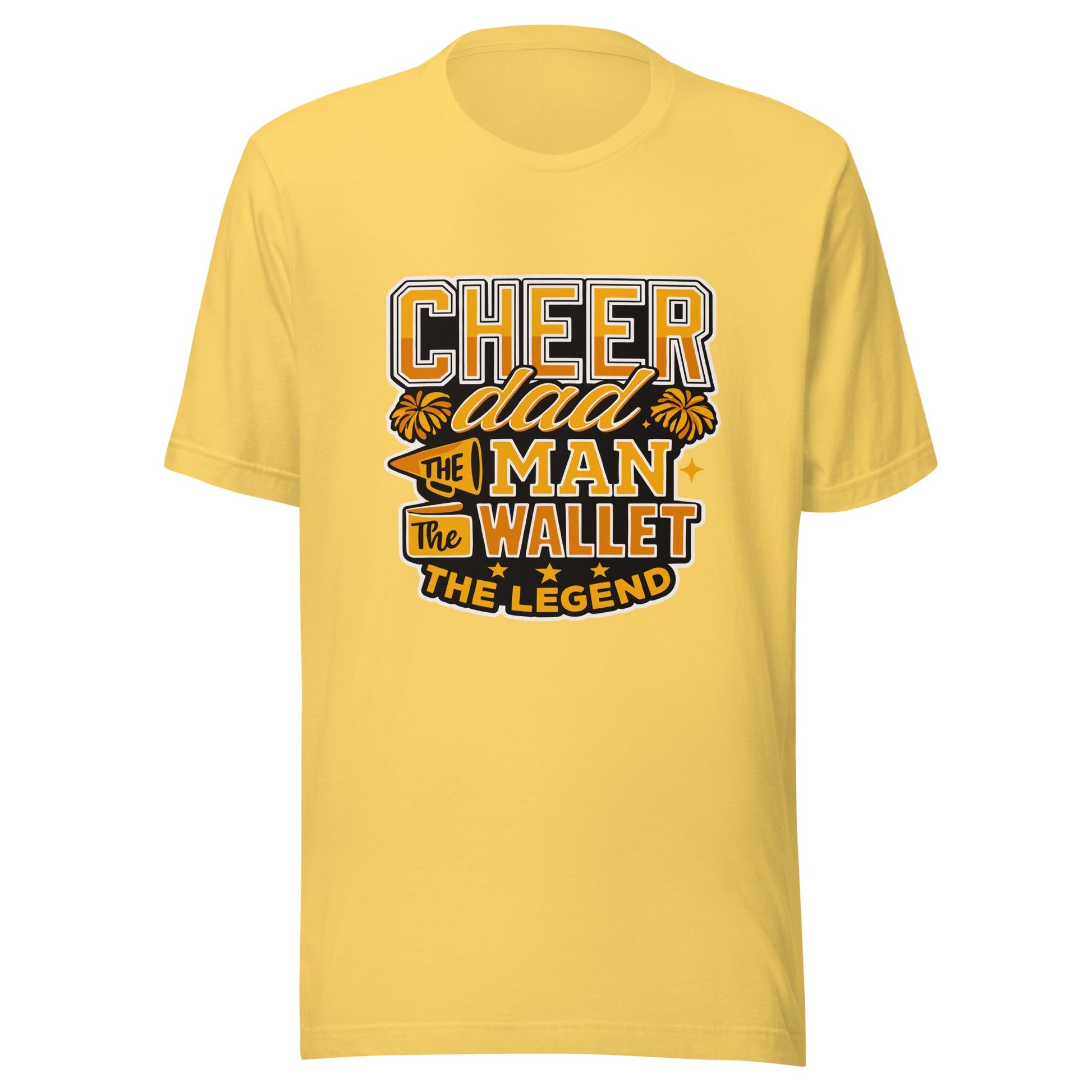 Performance | T-Shirt | Sunset Surge All-Star Cheerleading | Cheer Dad Legend Logo