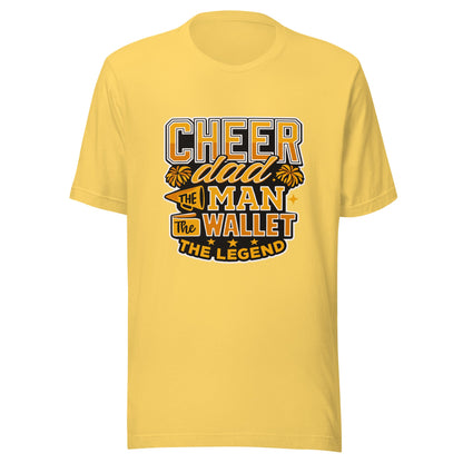Performance | T-Shirt | Sunset Surge All-Star Cheerleading | Cheer Dad Legend Logo