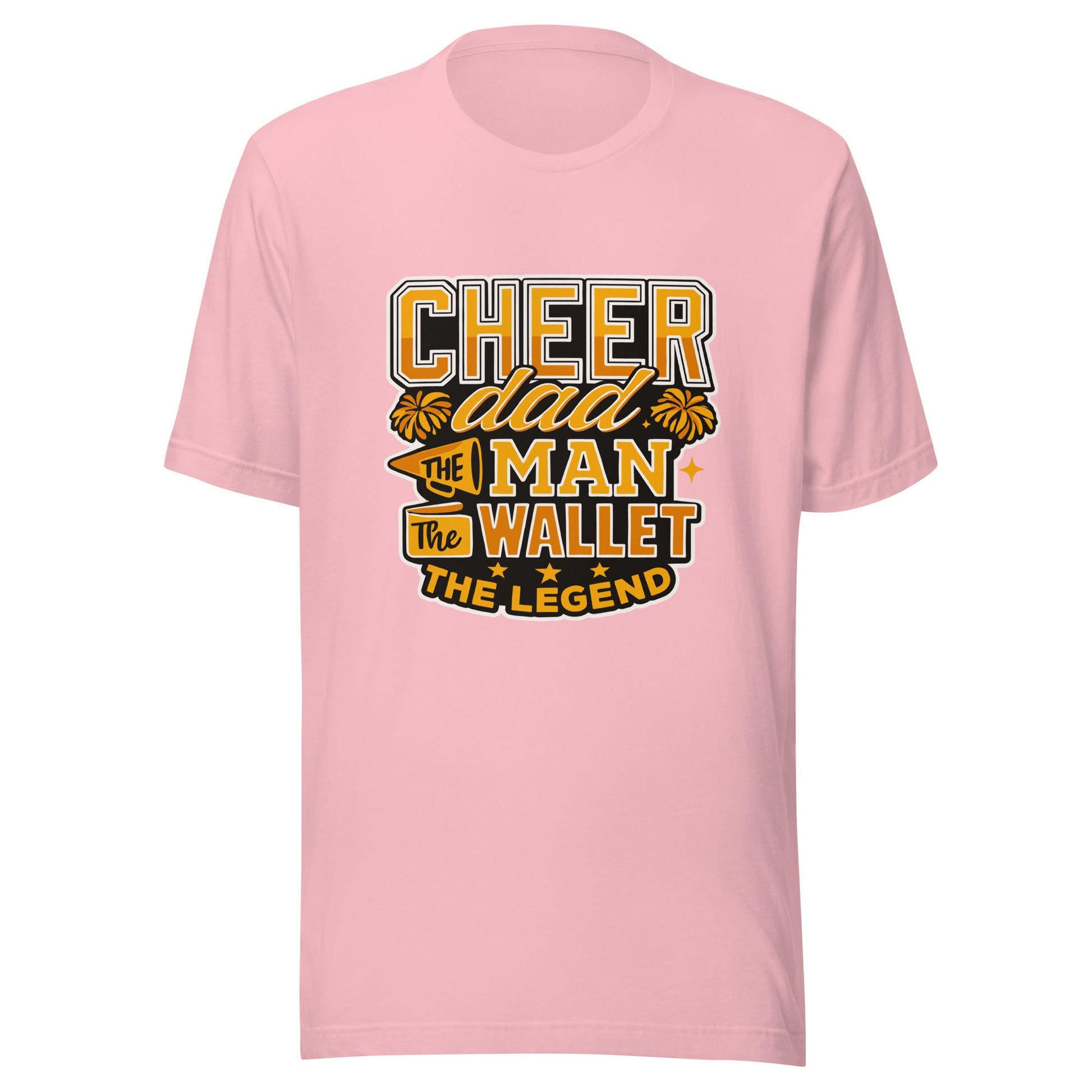 Performance | T-Shirt | Sunset Surge All-Star Cheerleading | Cheer Dad Legend Logo