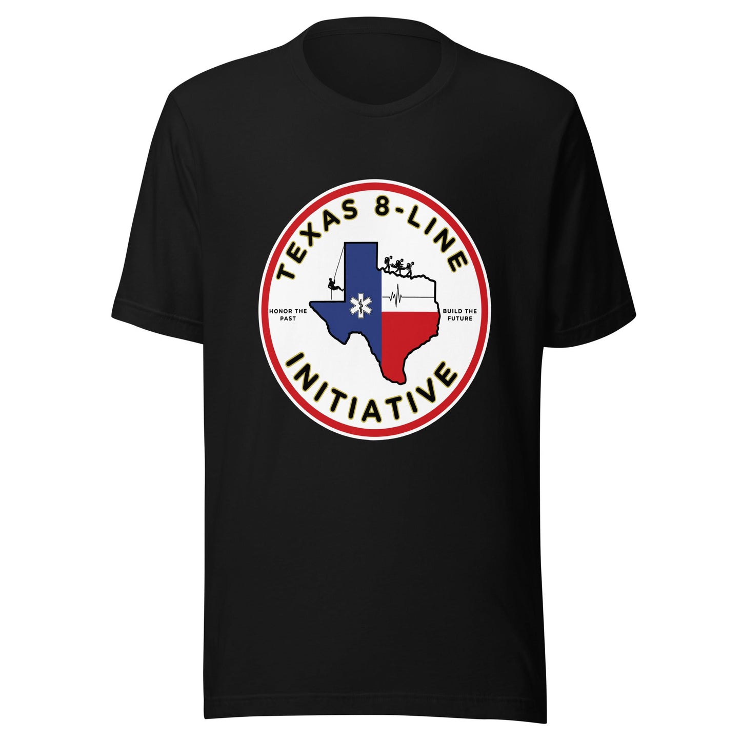 Performance | T-Shirt | Texas 8 - Line Initiative | Badge Logo