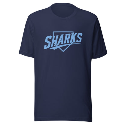 Performance | T-Shirt | The Sharks Baseball Team | Crest Logo