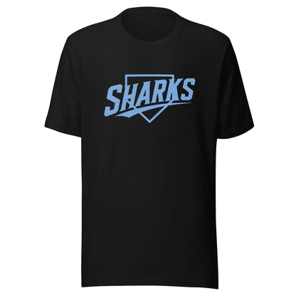 Performance | T-Shirt | The Sharks Baseball Team | Crest Logo