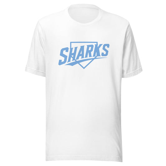 Performance | T-Shirt | The Sharks Baseball Team | Crest Logo