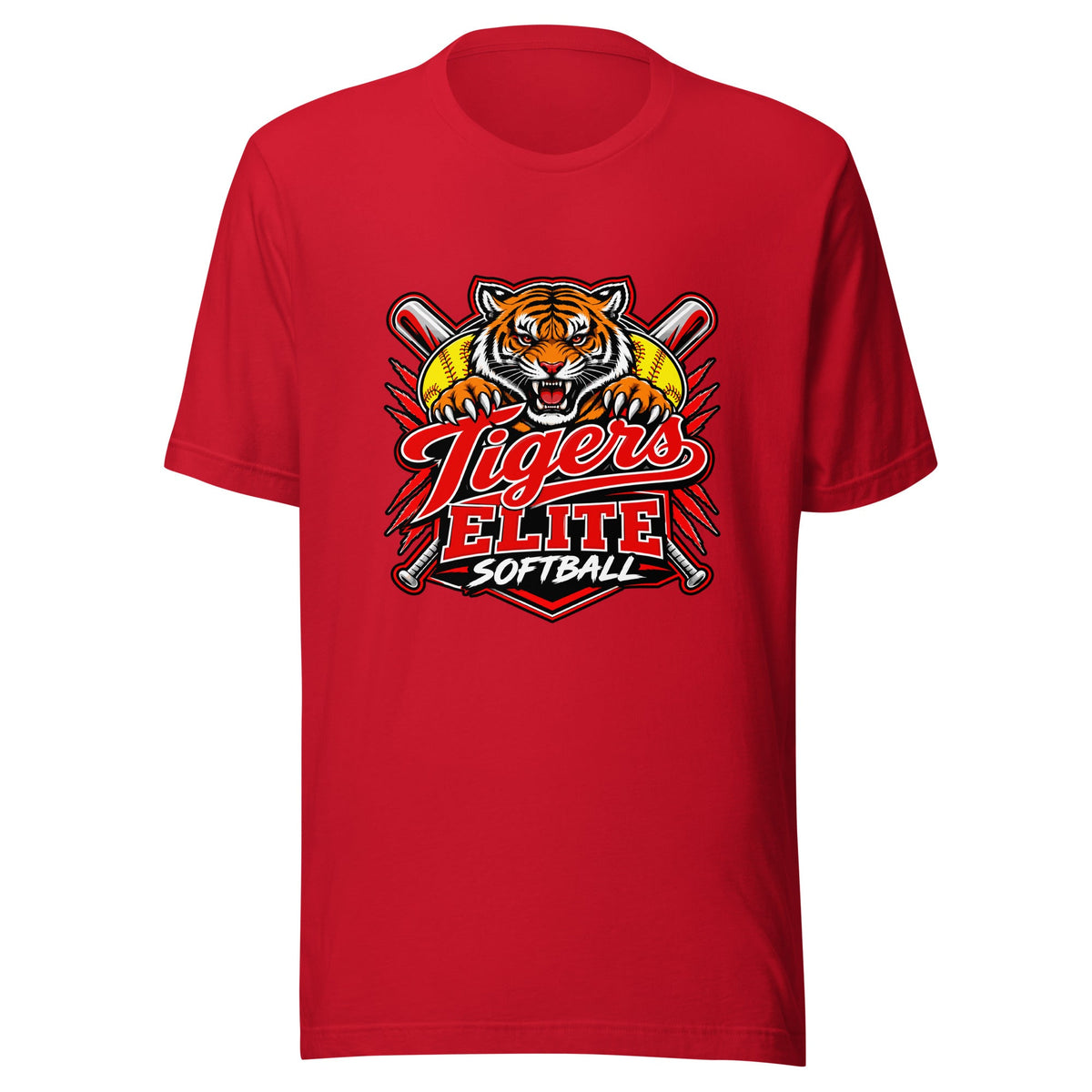Performance | T-Shirt | Tigers Elite Softball | Emblem Logo