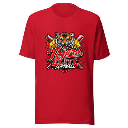 Performance | T-Shirt | Tigers Elite Softball | Emblem Logo