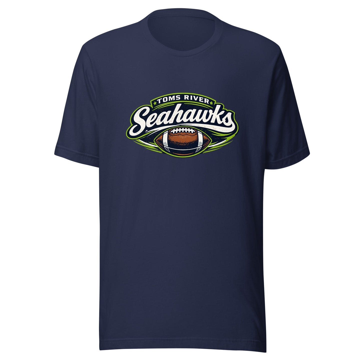 Performance | T-Shirt | Toms River Seahawks | Football Emblem Logo