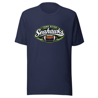 Performance | T-Shirt | Toms River Seahawks | Football Emblem Logo