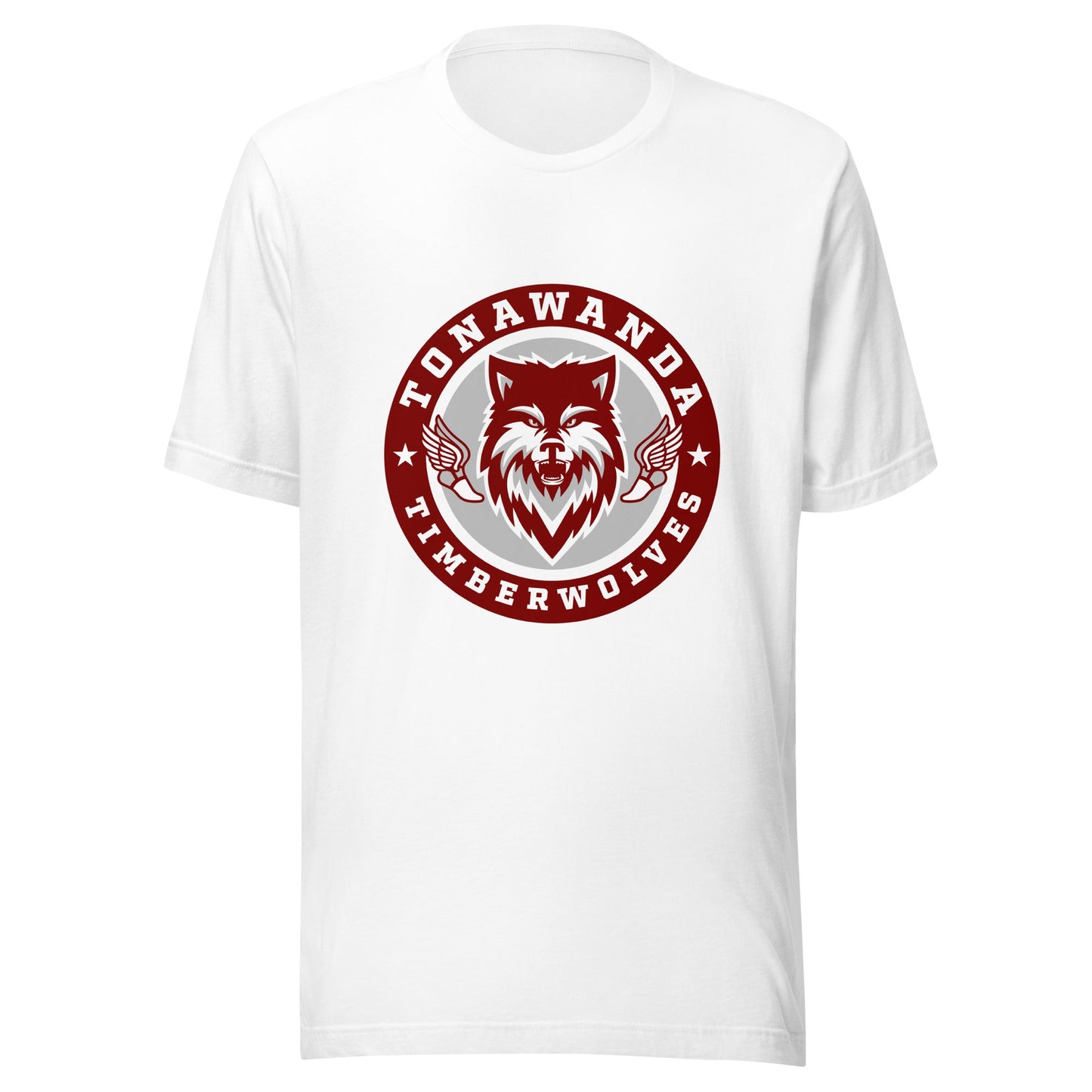 Performance | T-Shirt | Tonawanda High School Track and Field | Mascot Badge Logo