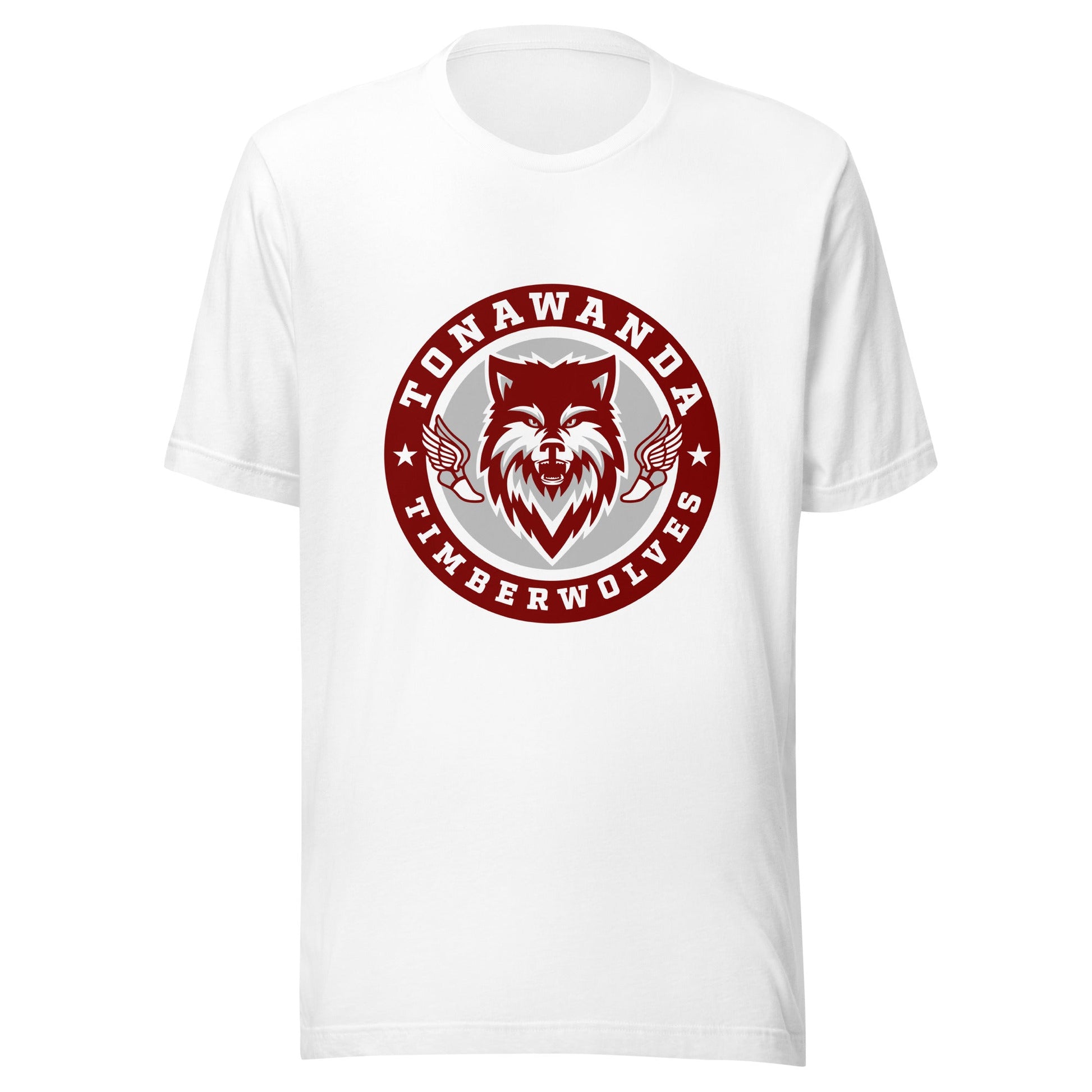 Performance | T-Shirt | Tonawanda High School Track and Field | Mascot Badge Logo